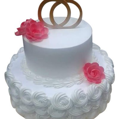 "Round shape Cake - 3 Kgs (2 step) - Click here to View more details about this Product